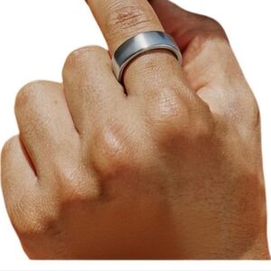 Oura Ring 4 - Silver - Size 10